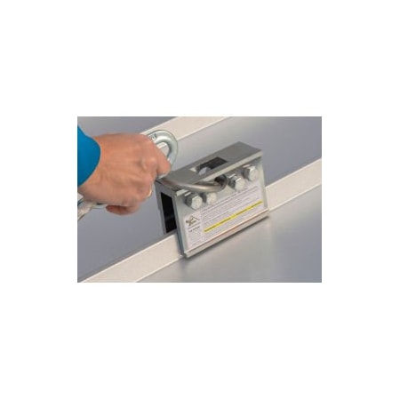 Tie Down Engineering Two-Way Standing Seam Anchor, 2' Long, Aluminum, 310 lbs. Weight Capacity 13864